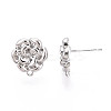 Alloy Stud Earring Findings PALLOY-N150-80P-3