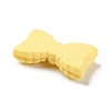 Cartoon Opaque Resin Polka Dot Bowknot Cabochons RESI-Q218-02G-2