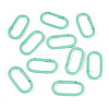 10Pcs Alloy Spring Gate Rings FIND-TA0009-25M-2