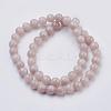 Natural Yellow Jade Beads Strands G-G598-8mm-YXS-06-2