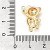 Brass Micro Pave Cubic Zirconia Pendants KK-U061-24G-3