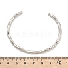 Non-Tarnish 304 Stainless Steel Cuff Bangles BJEW-H323-01P-5