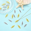 50Pcs 2 Colors Tibetan Style Alloy Pendants FIND-YW0008-53-4