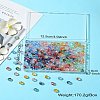 300Pcs Transparent Baking Paint Glass Beads GLAA-CJ0002-46-10