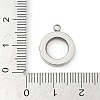 304 Stainless Steel Rhinestone Pendants STAS-S131-04P-02-3