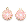 Alloy Enamel Pendants ENAM-S119-090B-RS-2