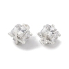 Rack Plating Brass Micro Pave Clear Cubic Zirconia Pendants KK-A224-09P-2