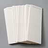 Paper Jewelry Display Cards CDIS-WH0021-035-2