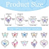 10Pcs 10 Styles Alloy with Rhinestone Pendants FIND-YW0009-49-2