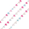Handmade Glass Beaded Chains CHS-P016-46G-04-1