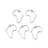 Africa Map 201 Stainless Steel Connector Charms STAS-T063-168P-1