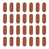 Opaque Acrylic European Beads OACR-TAC0019-006I-2