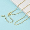 1.5MM Brass Rolo Chain Necklaces LS-NJEW-P339-06G-2
