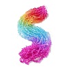 Spray Painted Transparent Glass Beads Strands GLAA-P060-01A-15-2