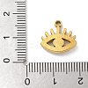 304 Stainless Steel Rhinestone Pendants STAS-I322-29G-02-3