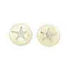 Natural Freshwater Shell Connector Charms SHEL-XCP0001-05-2