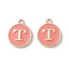 (Defective Closeout Sale Border damaged) Golden Plated Alloy Enamel Charms LS-ENAM-XCP0001-20T-2