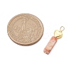 Natural Crazy Lace Agate/Map Stone/Flower Amazonite/Wood Lace Stone Rectangle Pendants PALLOY-JF02973-2
