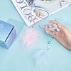 2Pcs 2 Colors Japanese Wind Chimes Glass Wind Bells Handmade Pendants for Birthday Gift and Home Decors HJEW-BC0001-04-3