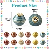 20Pcs Handmade Porcelain Beads PORC-YW0001-43A-3