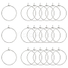 304 Stainless Steel Wine Glass Charms Rings STAS-UN0001-49P-1