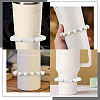 10Pcs 2 Styles Polymer Clay & Crystal Beads Cup Chain AJEW-CN0004-16-4