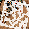 PET Hollow Out Drawing Painting Stencils DIY-WH0391-0598-3