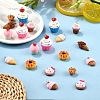 20Pcs 10 Styles Opaque Resin Pendants RESI-YW0004-07-5