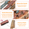   2Rolls 2 Colors Ethnic Style Embroidery Polyester Ribbons OCOR-PH0001-22-7