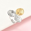 304 Stainless Steel Cuff Rings RJEW-D338-03A-GP-4