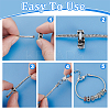 Alloy European Style Clasps PDLC-PH0001-01-4