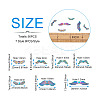 56Pcs 7 Style Rack Plating Alloy Bead FIND-CW0001-24-5