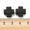 Spray Painted Alloy Beads FIND-G064-14-3