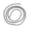 Transparent Glass Beads Strands GLAA-C019-01A-28-2