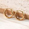 201 Stainless Steel Hoop Earrings LS-EJEW-P304-15C-G-1