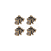 4Pcs Outdoor EDC Tool Brass Parachute Rope European Beads FIND-FG0003-74AG-7