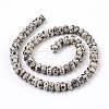 Natural Dalmatian Jasper Beads Strands G-O162-02-5x8mm-2