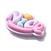 Opaque Resin Cabochons RESI-D275-02A-2