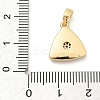 Brass Micro Pave Cubic Zirconia Pendents KK-M303-01G-09-3