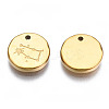 316 Surgical Stainless Steel Charms STAS-S116-418E-G-3