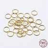 925 Sterling Silver Saw Cut Open Jump Rings STER-F036-02G-0.5x3mm-4