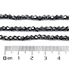 Transparent Electroplate Glass Beads Strands EGLA-A039-T3mm-UA13-4