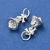 Brass Micro Pave Cubic Zirconia Pendants LS-KK-Z127-01S-3