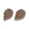Brass Filigree Pendants LS-KK-G368-05AB-1