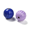 Spray Painted Opaque Acrylic Beads OACR-P030-08A-M-2