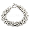 Tarnish Resistant 304 Stainless Steel Link Chain Bracelets BJEW-P315-01A-P-1
