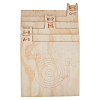 Wood Vinyl Record Divider WOOD-WH0124-92C-1