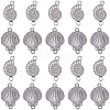 20Pcs 2 Styles 304 Stainless Steel Connector Charms STAS-BBC0007-67P-6