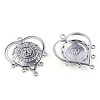 Tibetan Style Alloy Chandelier Components TIBE-Q054-08AS-NR-1