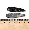 Natural Pyrite Pendants G-L617-G05-10x40mm-3